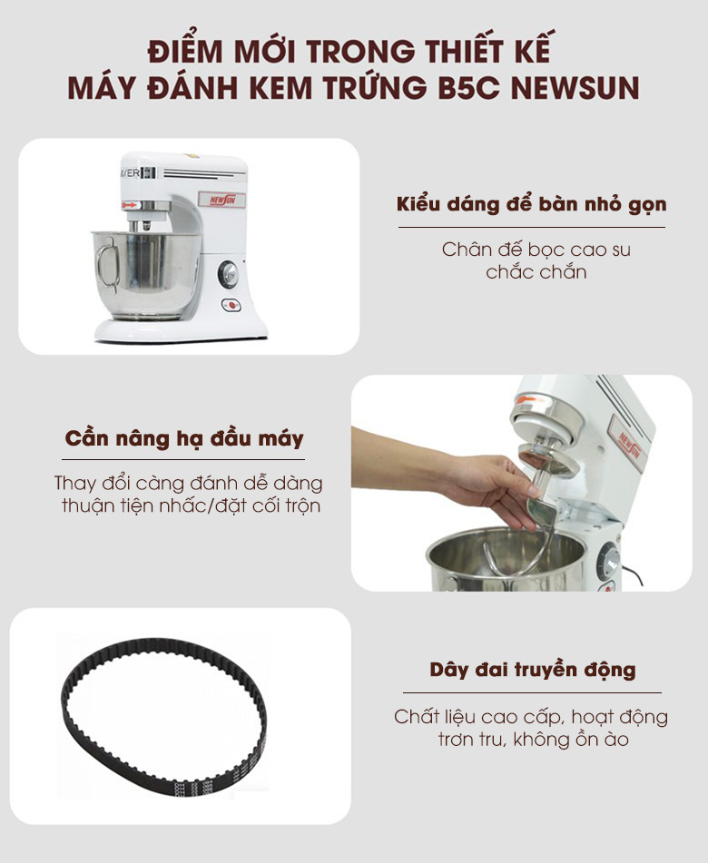 Thiết kế kiểu dáng để bàn nhỏ gọn, tối ưu từng chi tiết