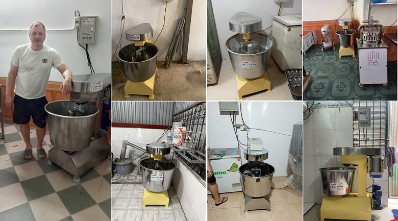 Khách hàng tin tưởng lựa chọn sản phẩm máy trộn bột Việt Nam