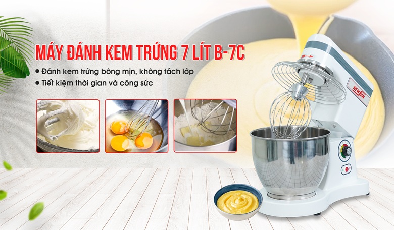 Máy đánh kem trứng B-7C (7 lít) Máy đánh kem trứng B-7C (7 lít)