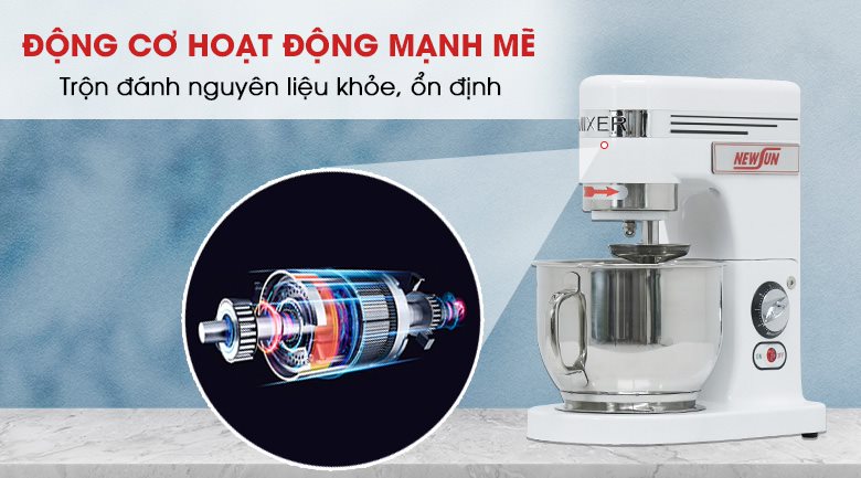 Đánh kem trứng bông mịn với động cơ dây đồng mới 100%