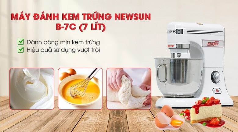 Máy đánh kem trứng B-7C (7 lít)