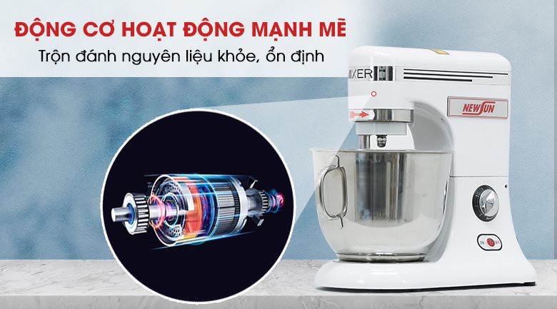 Đánh kem trứng bông mịn với động cơ dây đồng mới 100%