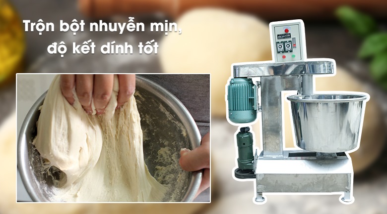 Máy đánh trộn bột tự động, nhanh chóng, hiệu quả