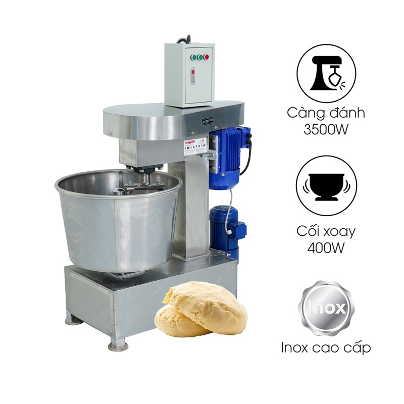 may-tron-bot-mi-15kg-khung-inox-ava may tron bot mi 15kg khung inox ava