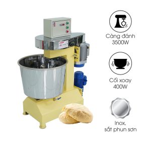 Máy Trộn Bột Mì Việt Nam 15Kg/Mẻ (Khung Sắt Phun Sơn)
