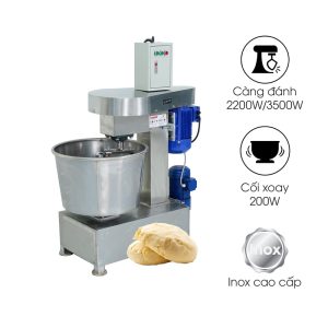 Máy Trộn Bột Mì Việt Nam 7Kg/Mẻ (Khung Inox)