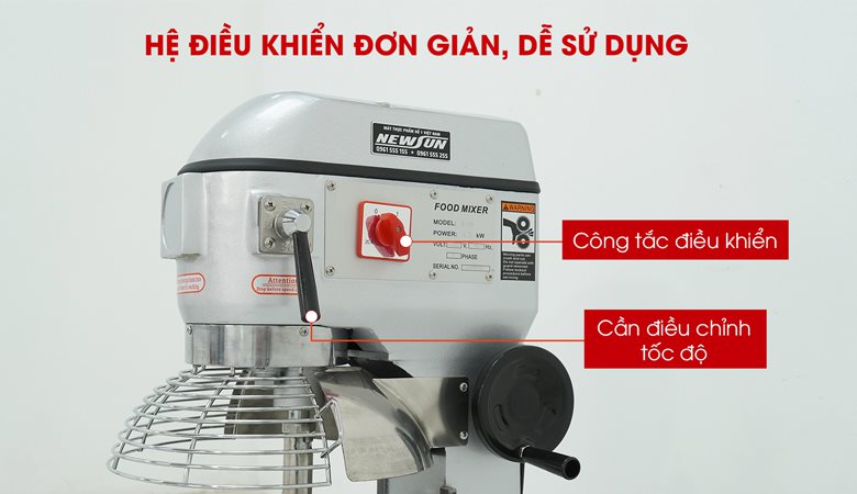 Hệ điều khiển đơn giản, vận hành dễ dàng