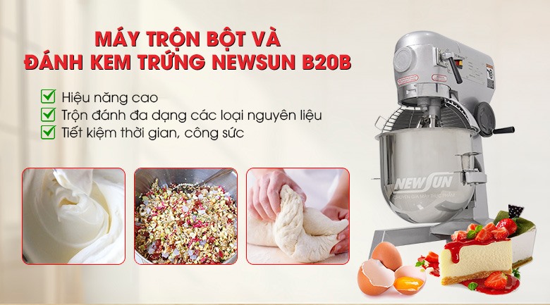 Máy đánh trứng công nghiệp B20B