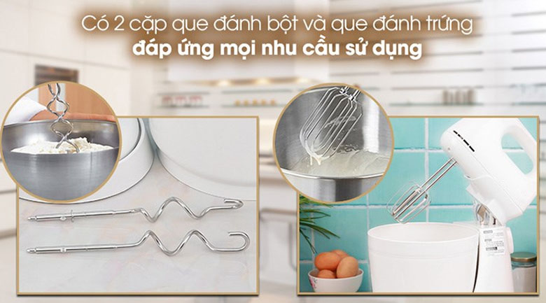 Nên mua máy trộn bột loại nào tốt? Phụ kiện đi kèm