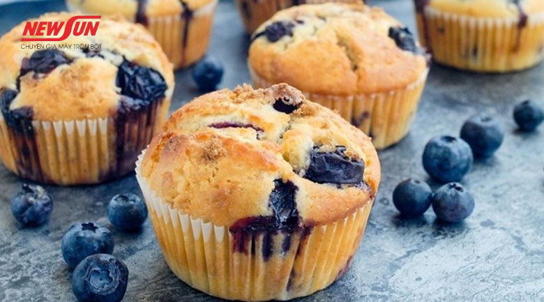 các loại bánh cần dùng máy trộn bột, bánh muffin