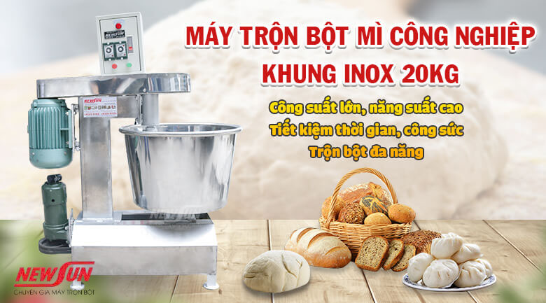 Máy nhào bột công nghiệp