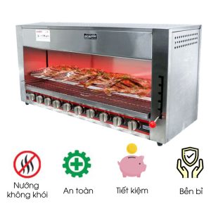 Lò nướng Salamander 10 họng gas Việt Nam LN10G