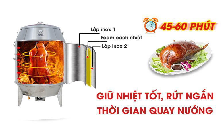 Kết cấu dày dặn, tiết kiệm thời gian nấu