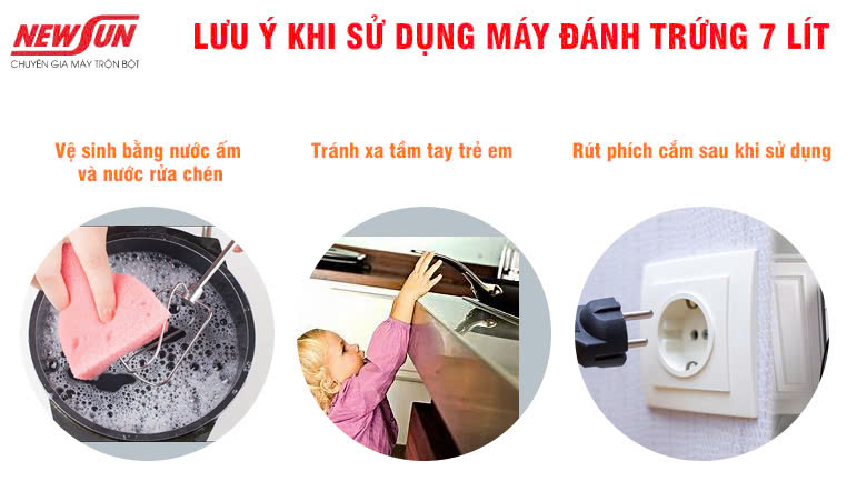 Vệ sinh máy đánh kem trứng 7 lít