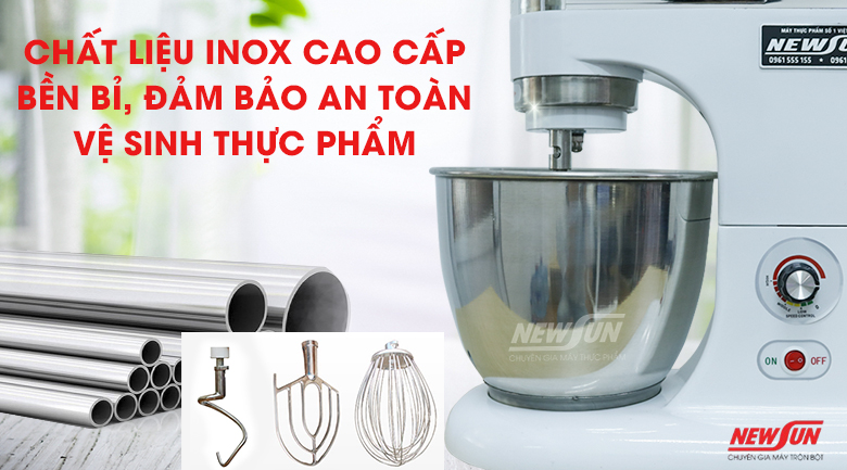 Máy đánh trứng công nghiệp làm từ chất liệu cao cấp