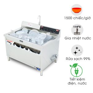 Máy rửa bát chén siêu âm chậu đơn WDJ-1200SS