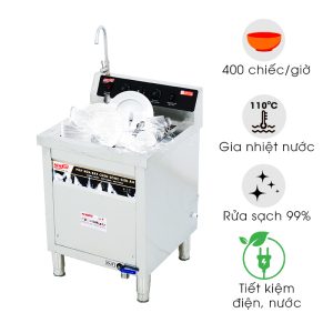 Máy rửa bát chén siêu âm chậu đơn WDJ-600SS