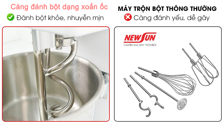 Càng đánh bột xoắn ốc