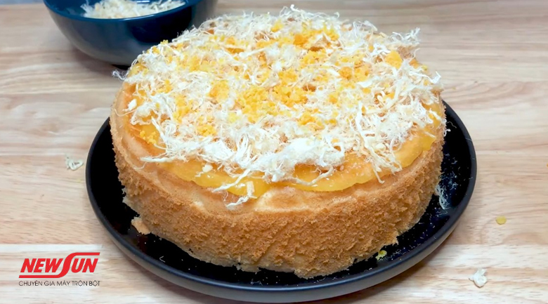 hướng dẫn làm bánh bông lan trứng muối không đường