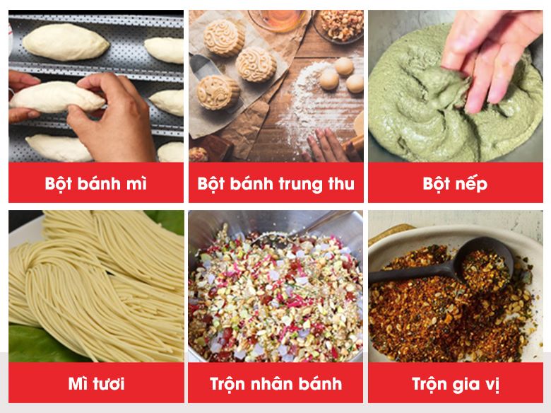 Trộn đa năng các loại nguyên liệu