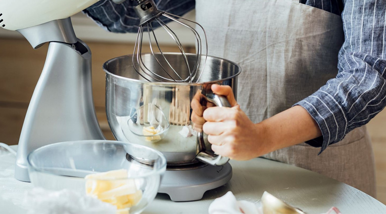 máy trộn bột bánh bao, vệ sinh