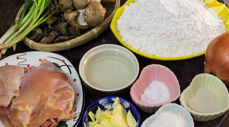 Hướng dẫn chi tiết 4 bước làm bánh bao nhân gà nấm thơm ngon bánh bao nhân gà nấm