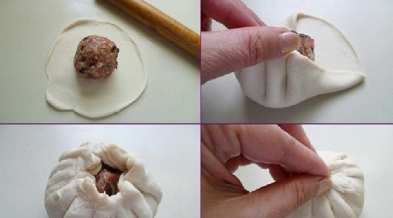 Hướng dẫn làm bánh bao nhân gà ruốc nấm với 3 bước nhanh chóng bánh bao nhân gà ruốc nấm gói và hấp