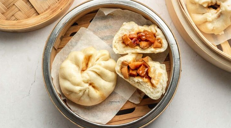 bánh bao nhân xá xíu, thưởng thức